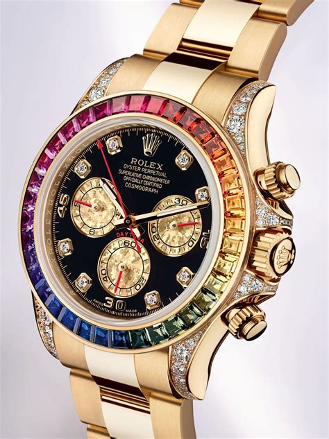 fake rainbow daytona rolex|rolex with rainbow bezel.